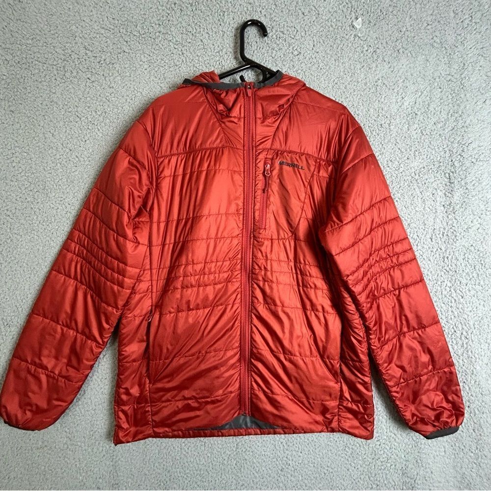 Merrell Mens Molten Lava Hooded Puffer Jacket size XL
